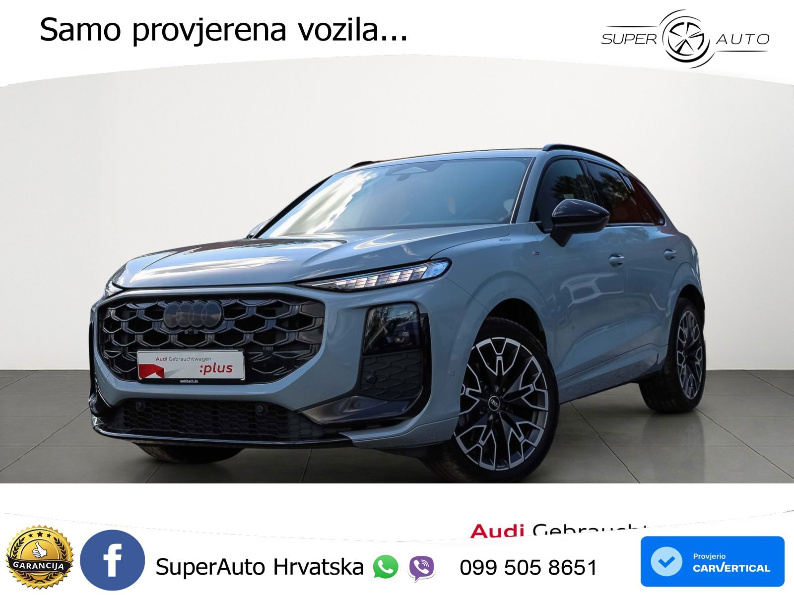 Audi Q3 2.0 TDI (150 KS) S tronic S line MATRIX+GR SJED+KAM