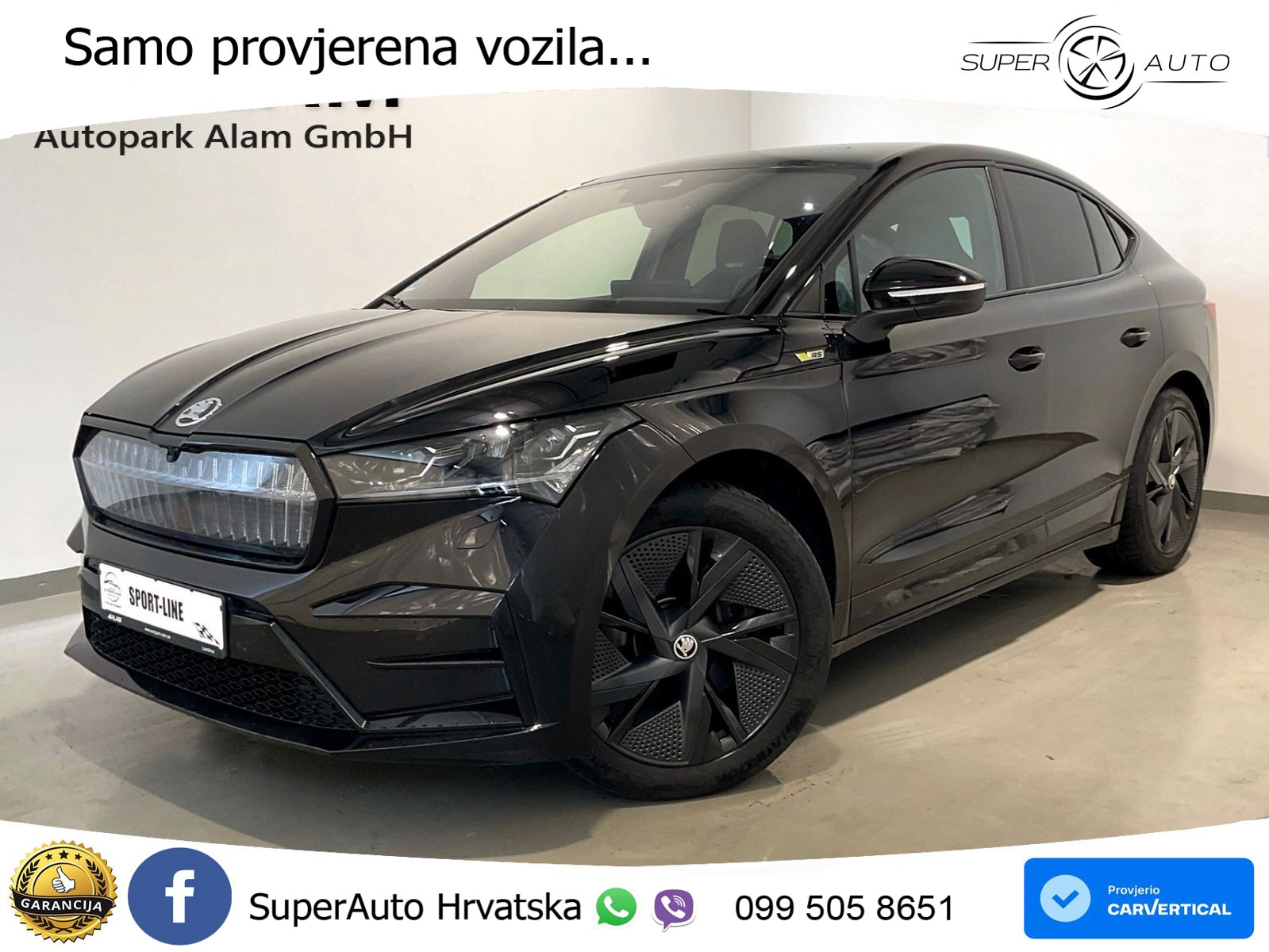 Škoda Enyaq Coupe iV RS 82 kWh (299 KS) AWD Suite LED+GR SJED+ACC