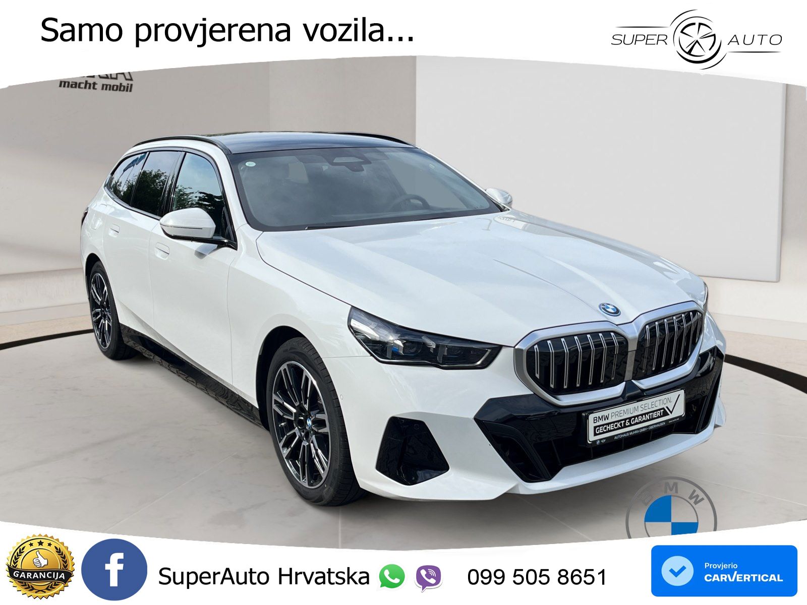 BMW 550e Touring (489 KS) xDrive Steptronic M Sport ACC+HEAD+4xGR SJED+360+PANO