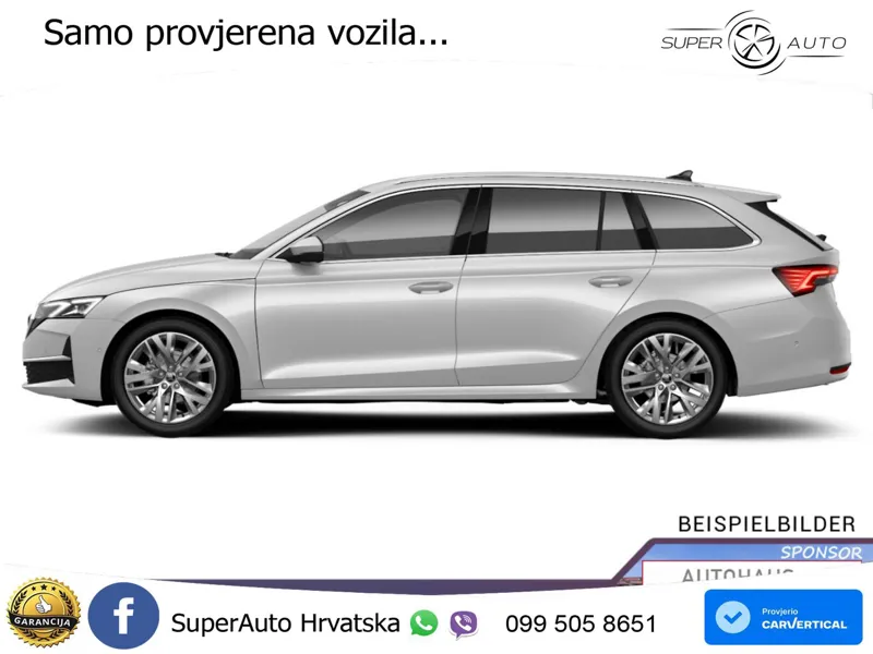 Škoda Octavia Combi 2.0 TDI (150 KS) DSG LED+GR SJED+ACC