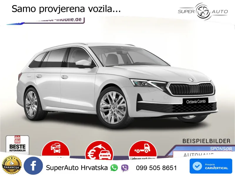 Škoda Octavia Combi 2.0 TDI (150 KS) DSG LED+GR SJED+ACC