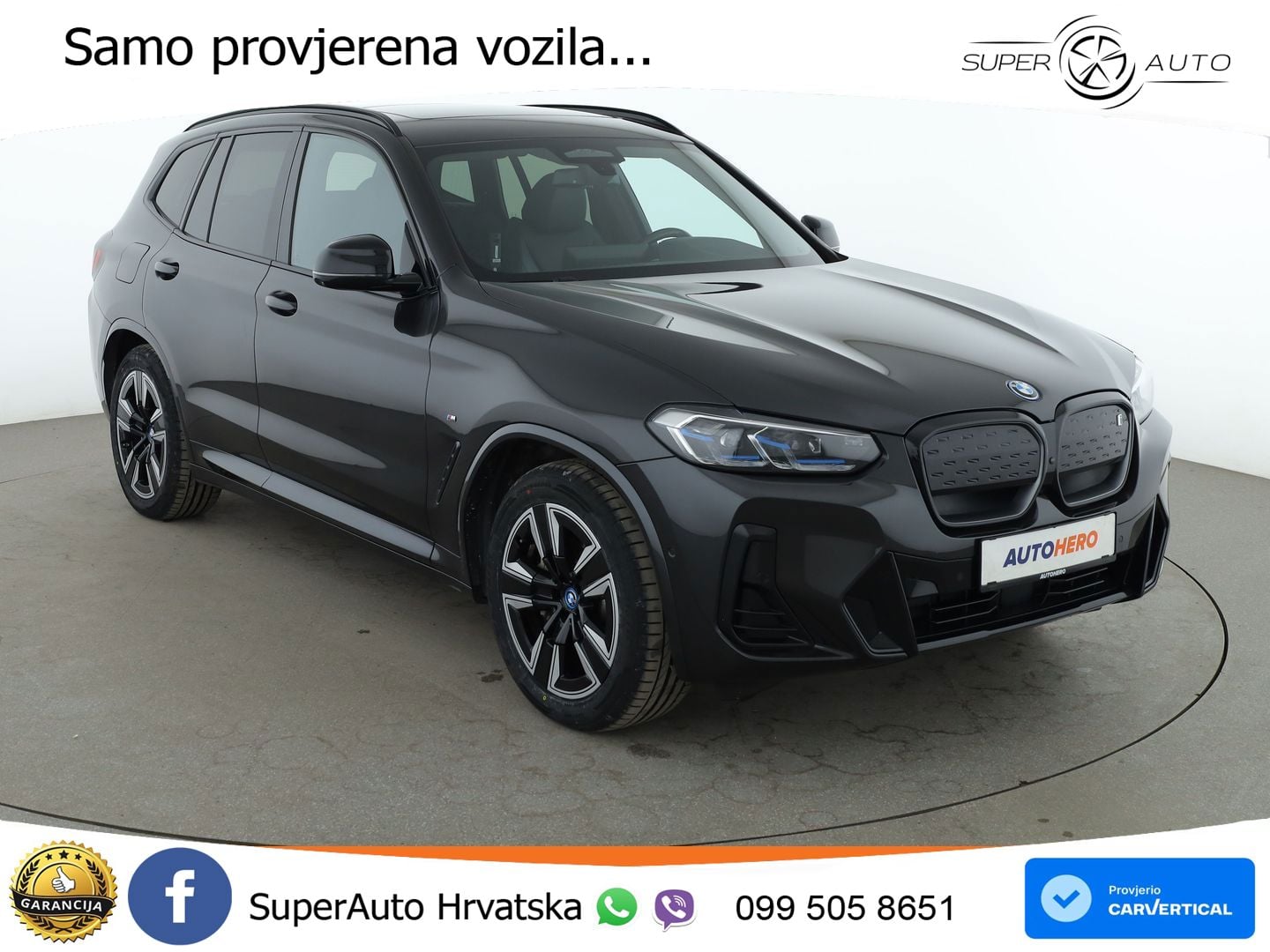 BMW iX3 80 kWh (286 KS) LED+GR SJED+ACC