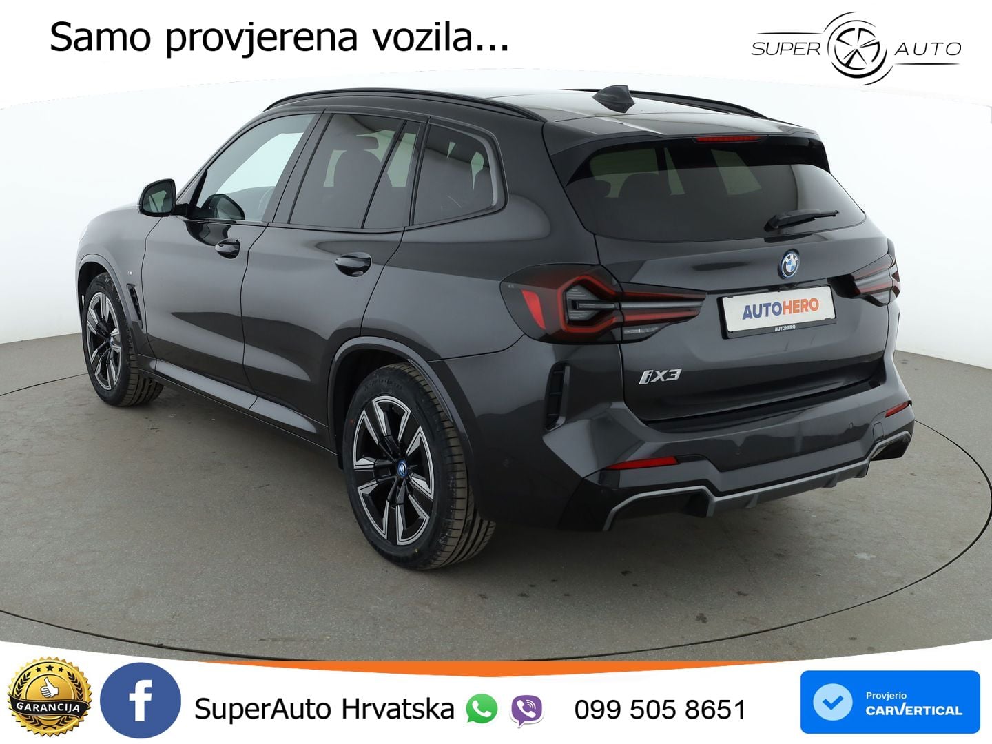 BMW iX3 80 kWh (286 KS) LED+GR SJED+ACC