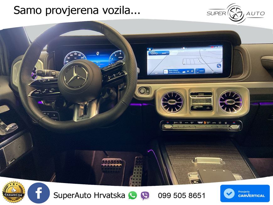 Mercedes AMG G 63 Long V8 (585 KS) 4MATIC 9G-TRONIC AMG SPEEDSHIFT TCT LED+GR SJED+ACC