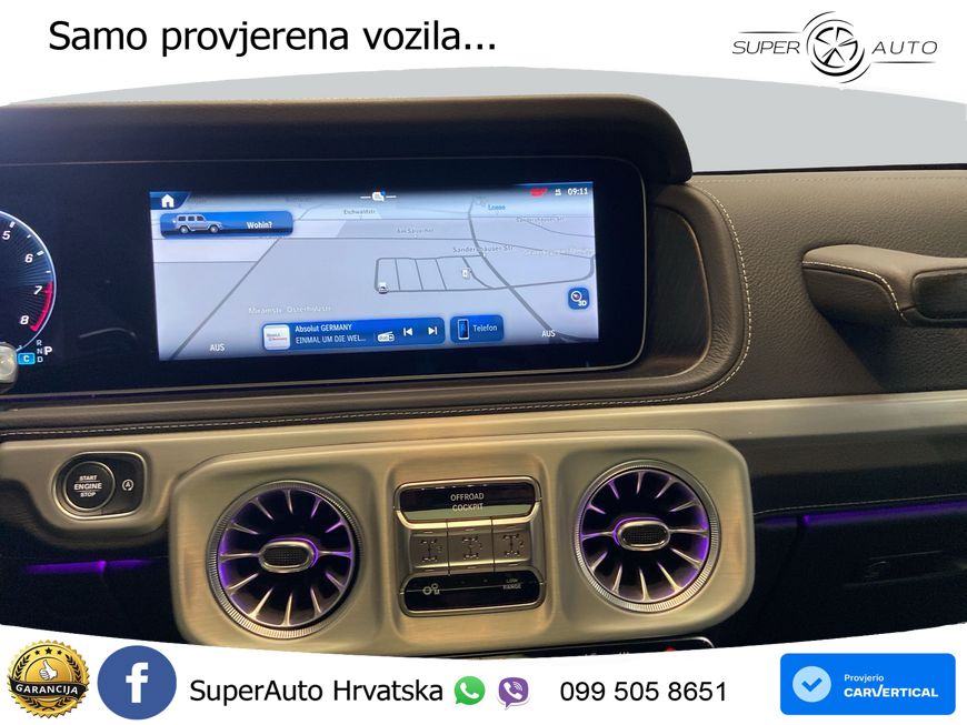 Mercedes AMG G 63 Long V8 (585 KS) 4MATIC 9G-TRONIC AMG SPEEDSHIFT TCT LED+GR SJED+ACC