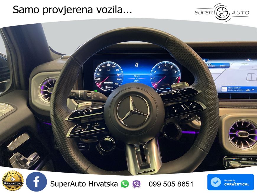 Mercedes AMG G 63 Long V8 (585 KS) 4MATIC 9G-TRONIC AMG SPEEDSHIFT TCT LED+GR SJED+ACC