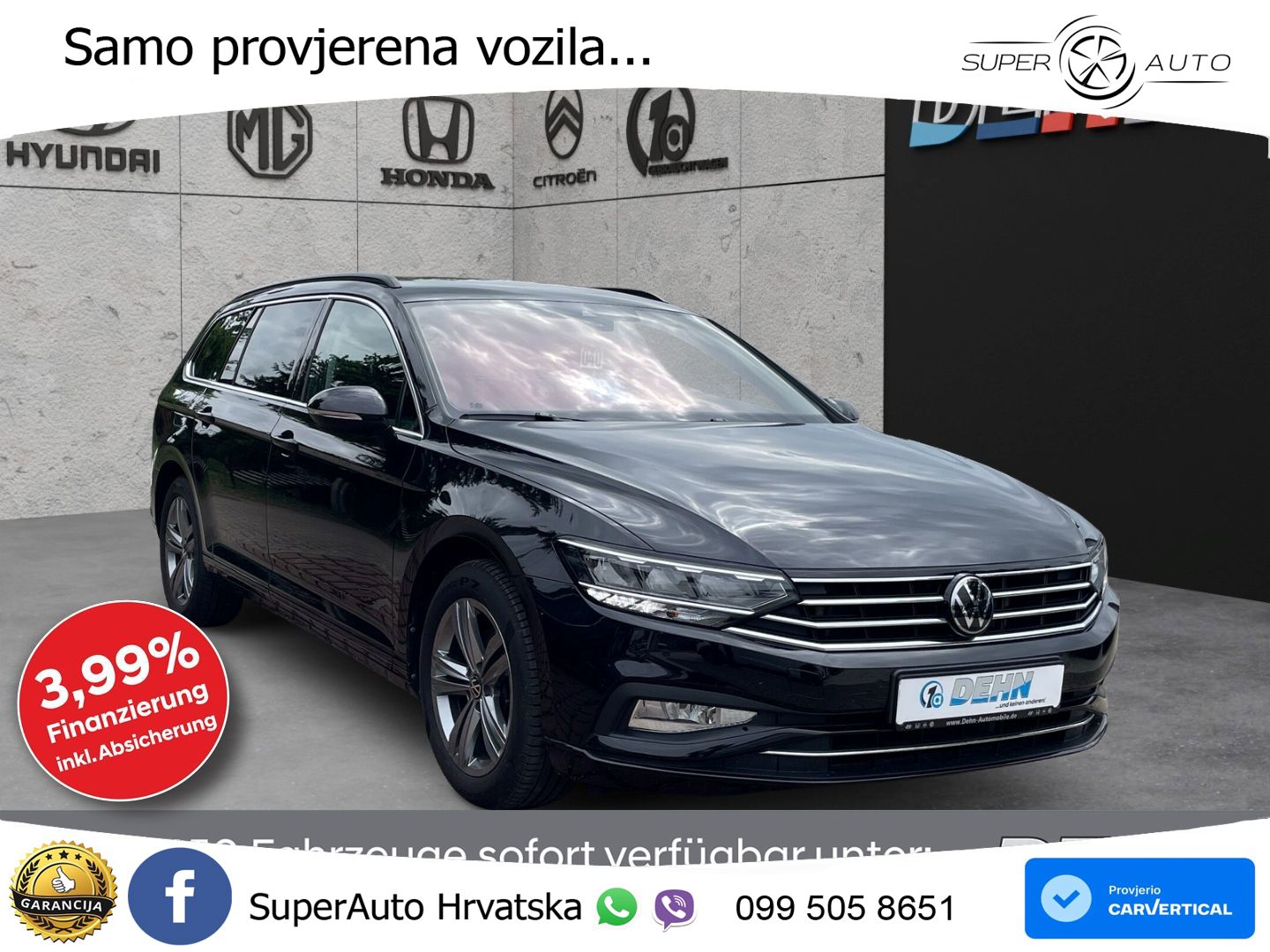 Volkswagen Passat Variant 2.0 TDI (150 KS) DSG Business LED+GR SJED+ACC
