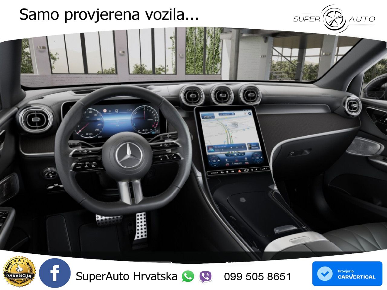 Mercedes GLC 300e (313 KS) 4MATIC 9G-TRONIC AMG ZRAČNI+ACC+GR SJED+KAM+PANO
