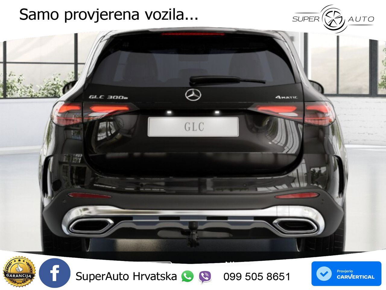 Mercedes GLC 300e (313 KS) 4MATIC 9G-TRONIC AMG ZRAČNI+ACC+GR SJED+KAM+PANO