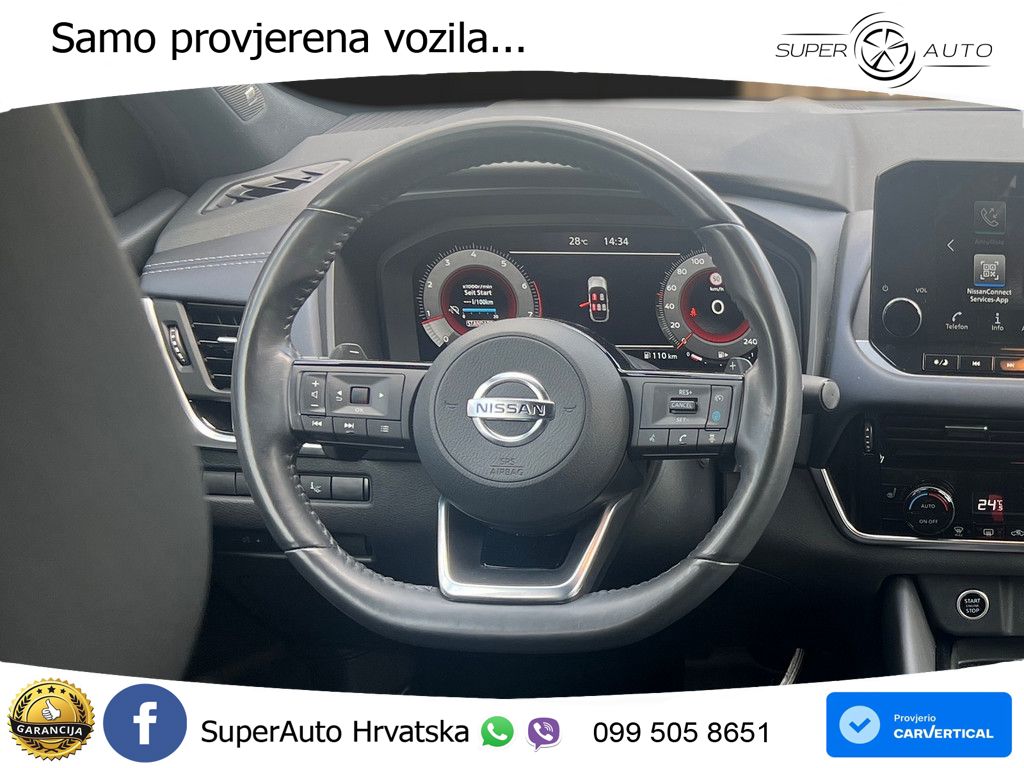 Nissan Qashqai 1.3 DIG-T (158 KS) Xtronic Tekna LED+GR SJED+ACC