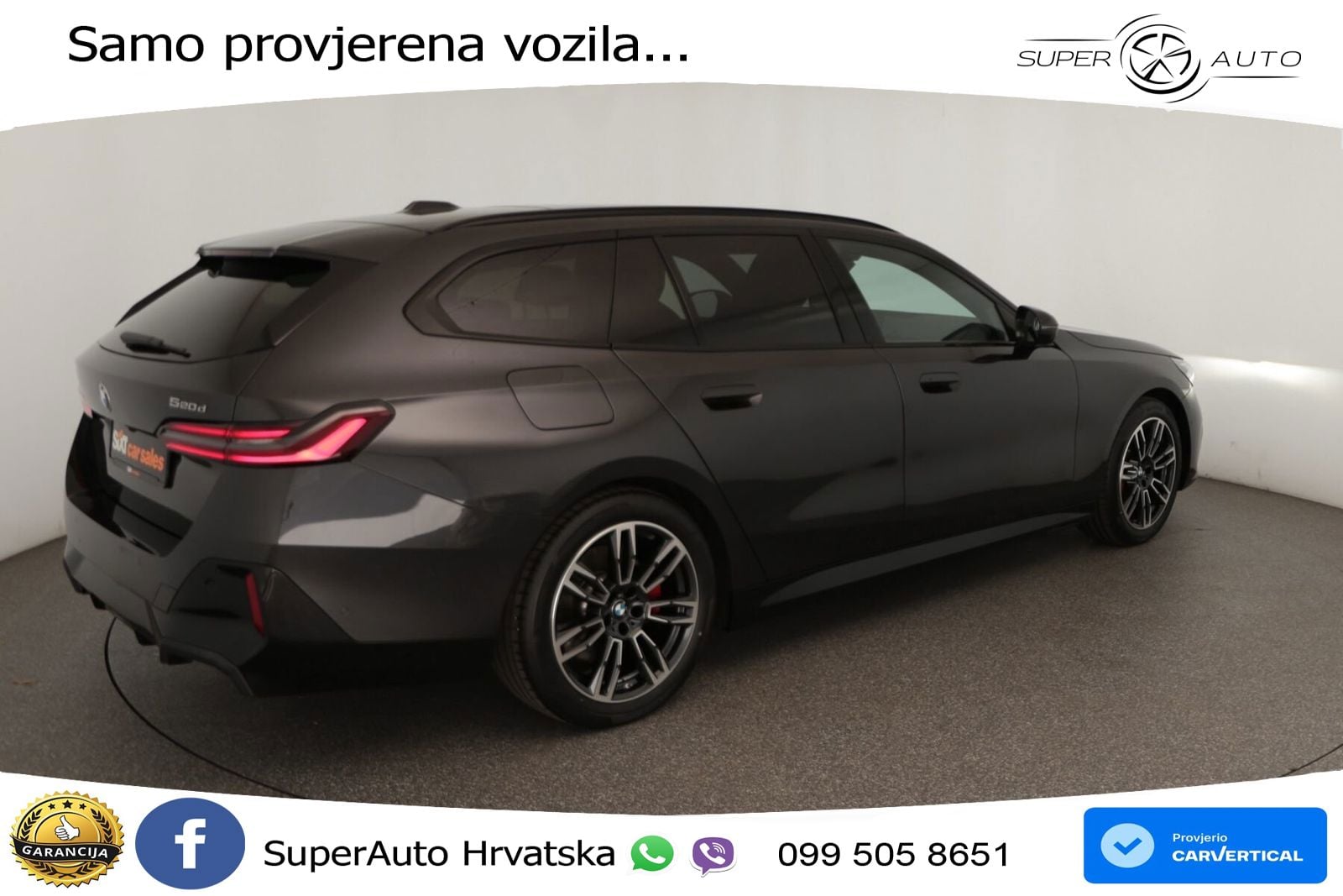 BMW 520d Touring (197 KS) Steptronic M Sport ACC+HEAD+4xGR SJED+360+PANO