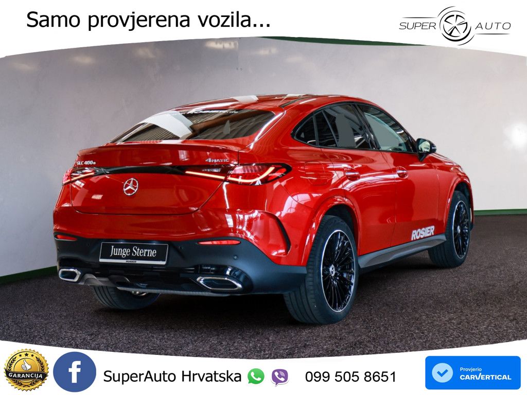 Mercedes GLC Coupe 400e (381 KS) 4MATIC 9G-TRONIC AMG LED+GR SJED+ACC