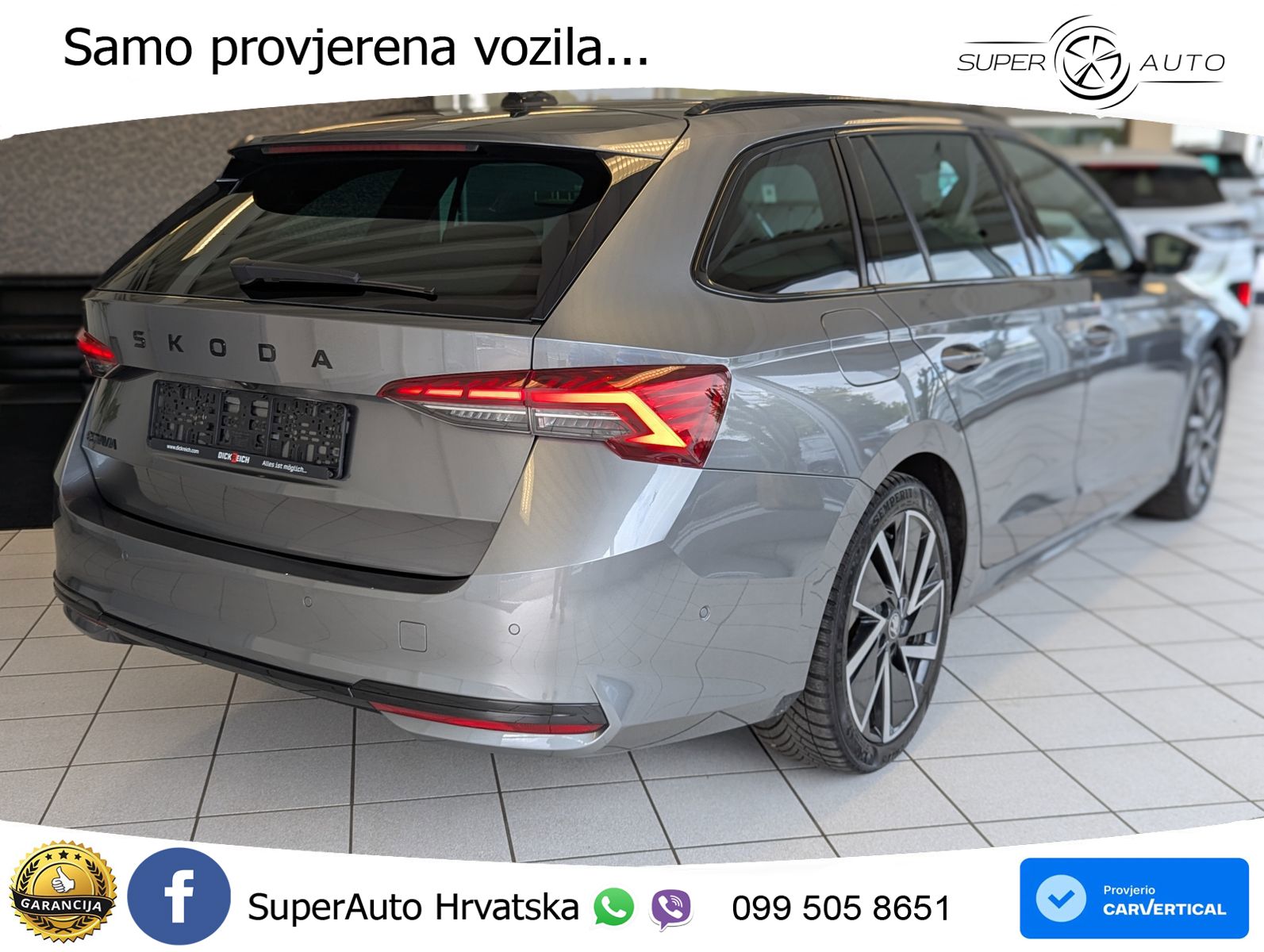 Škoda Octavia Combi 1.5 TSI (150 KS) DSG SportLine LED+GR SJED+ACC