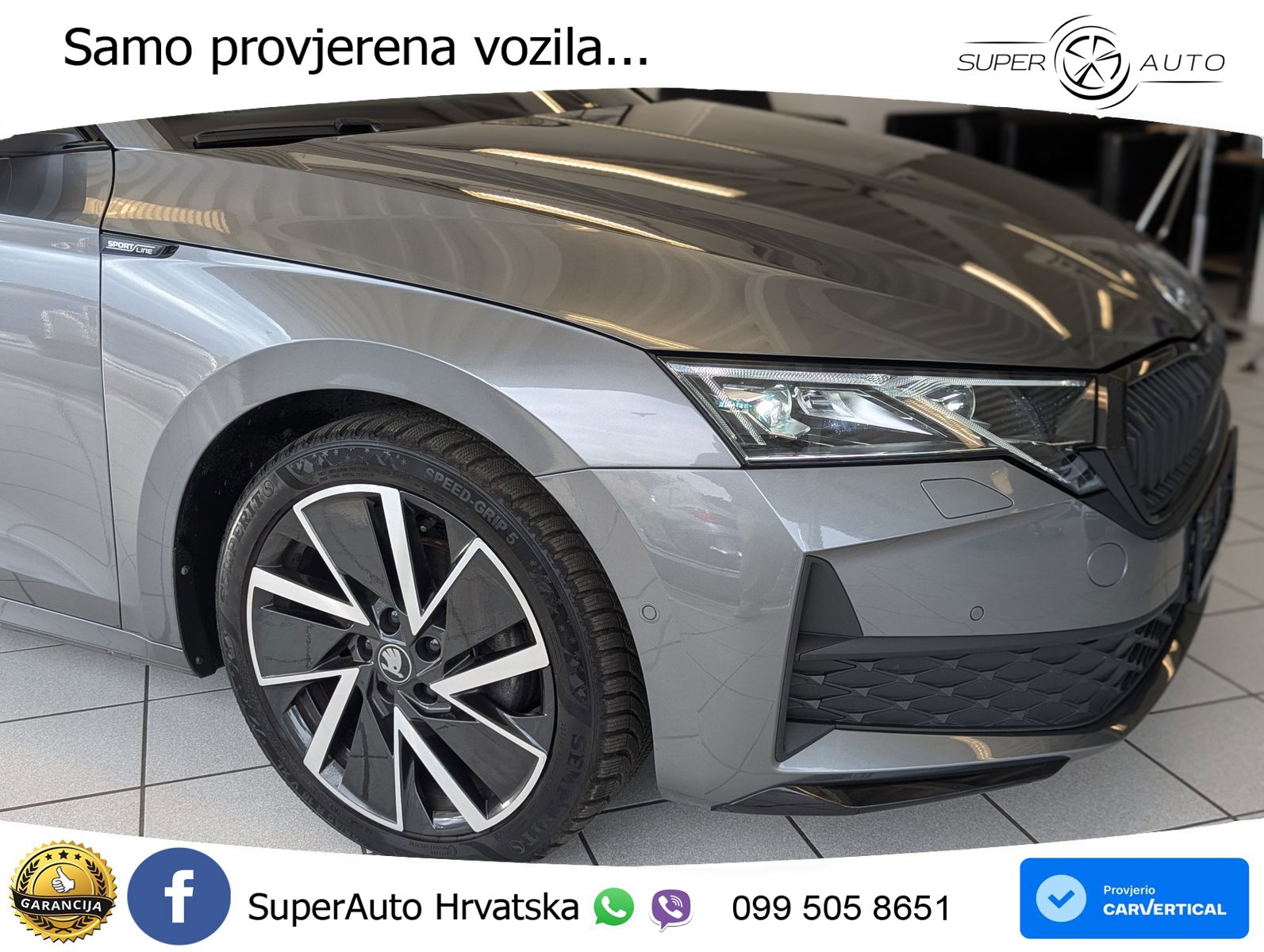 Škoda Octavia Combi 1.5 TSI (150 KS) DSG SportLine LED+GR SJED+ACC