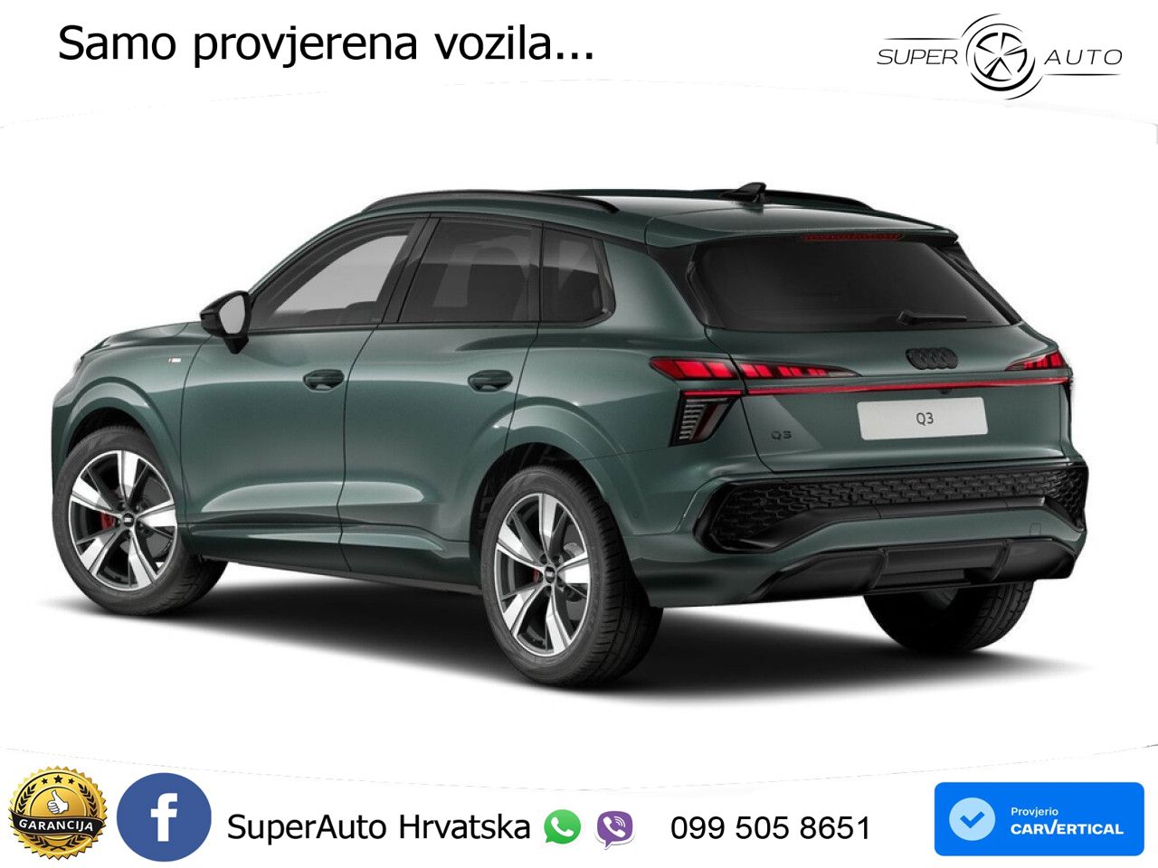 Audi Q3 1.5 TFSI (150 KS) S tronic S line LED+GR SJED+ACC