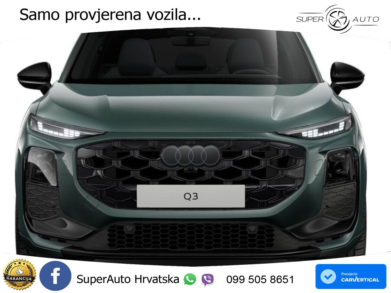 Audi Q3 1.5 TFSI (150 KS) S tronic S line LED+GR SJED+ACC