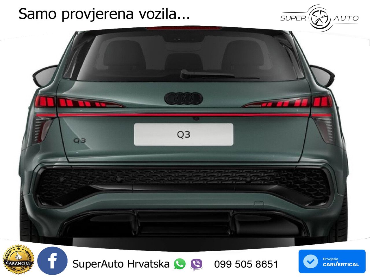 Audi Q3 1.5 TFSI (150 KS) S tronic S line LED+GR SJED+ACC