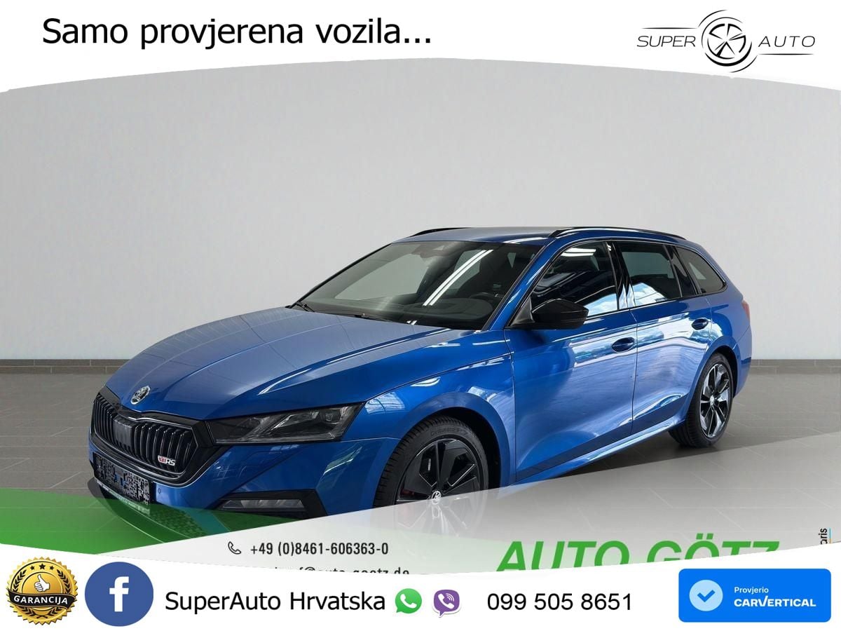 Škoda Octavia Combi RS 2.0 TDI (200 KS) 4x4 DSG MATRIX+GR SJED+KAM