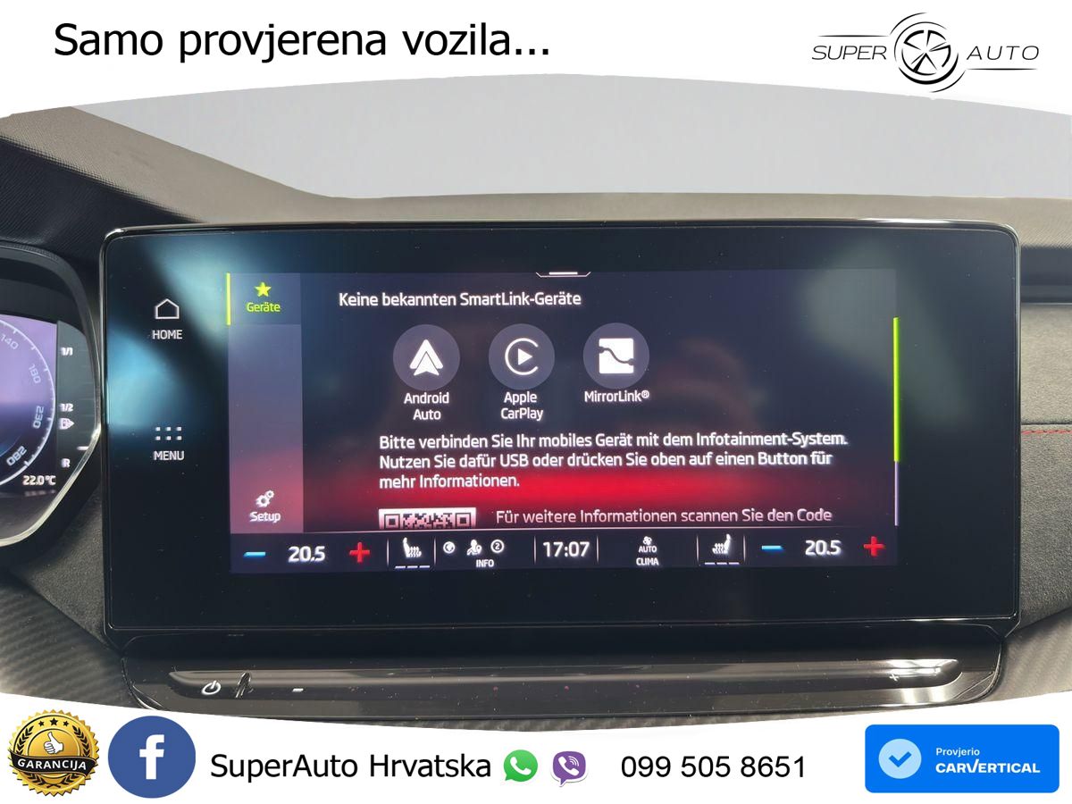 Škoda Octavia Combi RS 2.0 TDI (200 KS) 4x4 DSG MATRIX+GR SJED+KAM