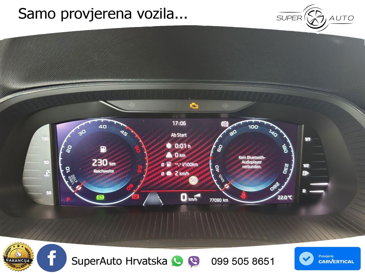 Škoda Octavia Combi RS 2.0 TDI (200 KS) 4x4 DSG MATRIX+GR SJED+KAM