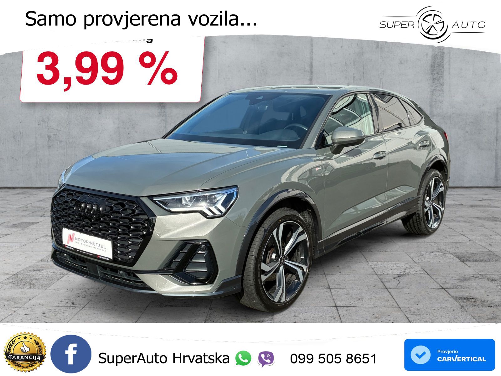 Audi Q3 Sportback 35 TDI (150 KS) S line