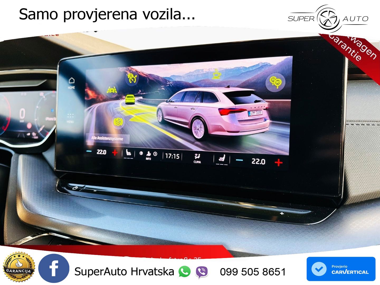 Škoda Octavia Combi 2.0 TDI (150 KS) DSG LED+GR SJED+ACC
