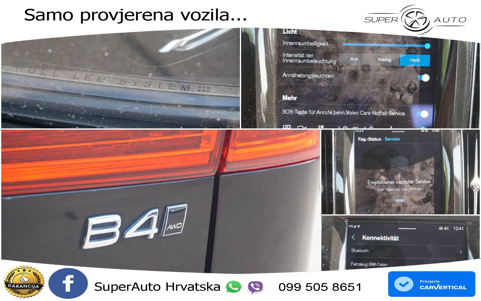 Volvo XC60 B4 Diesel AWD Geartronic LED+GR SJED+ACC