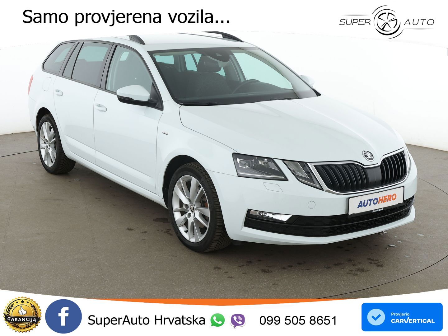 Škoda Octavia Combi 2.0 TDI (150 KS) DSG LED+GR SJED+ACC