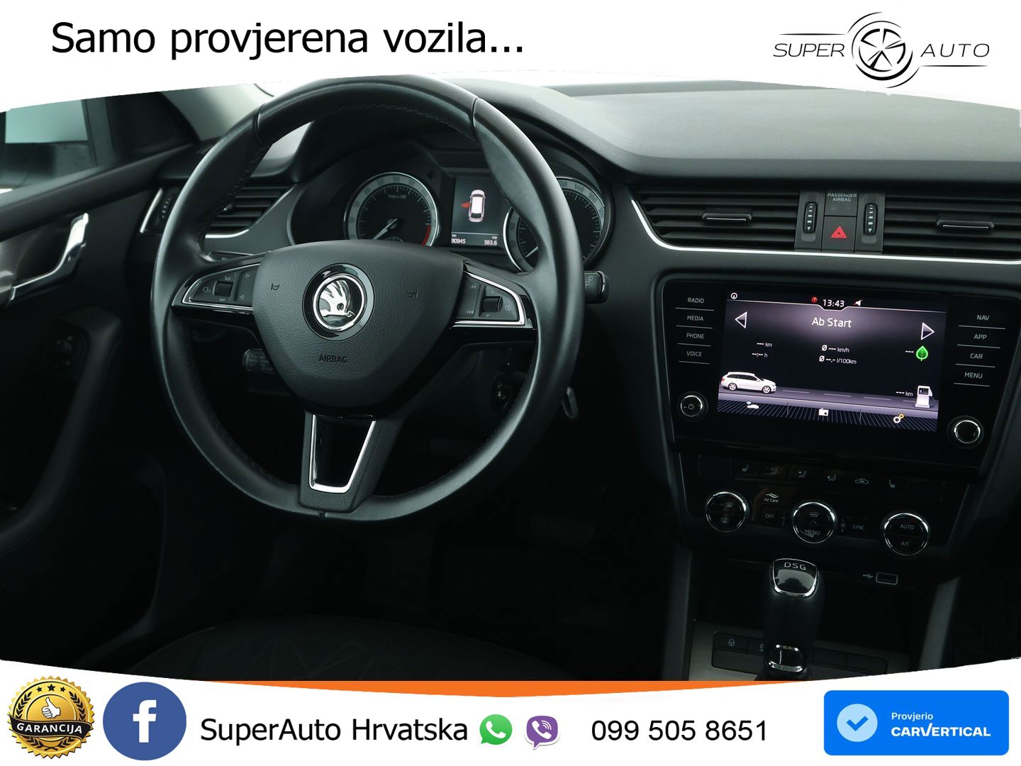 Škoda Octavia Combi 2.0 TDI (150 KS) DSG LED+GR SJED+ACC