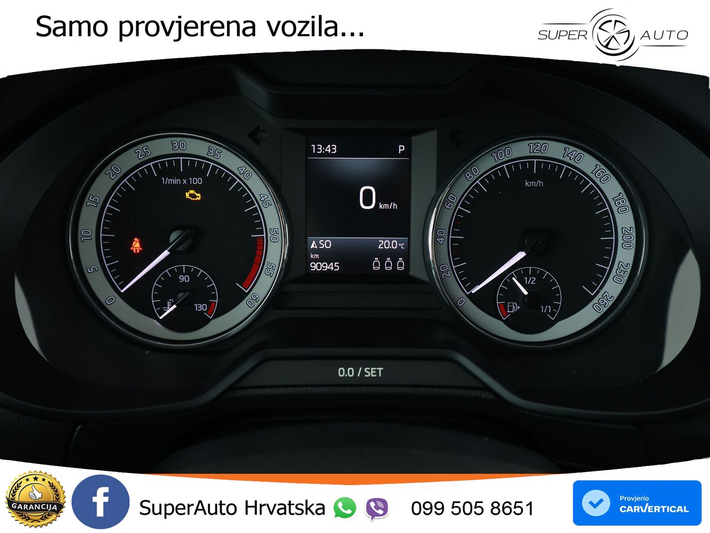 Škoda Octavia Combi 2.0 TDI (150 KS) DSG LED+GR SJED+ACC