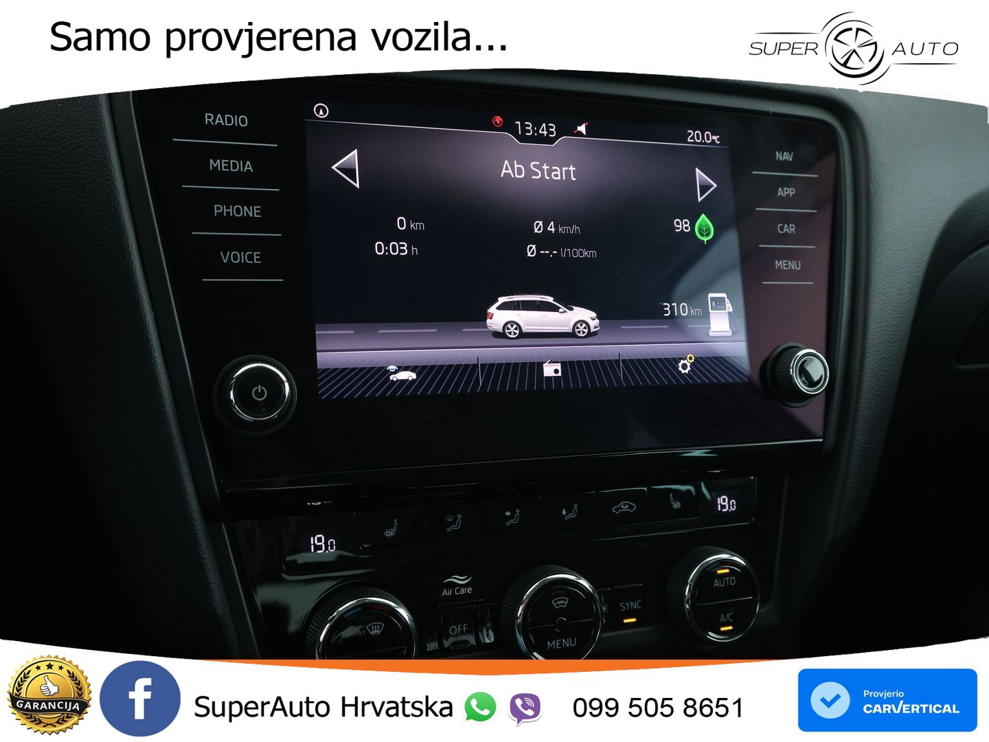 Škoda Octavia Combi 2.0 TDI (150 KS) DSG LED+GR SJED+ACC