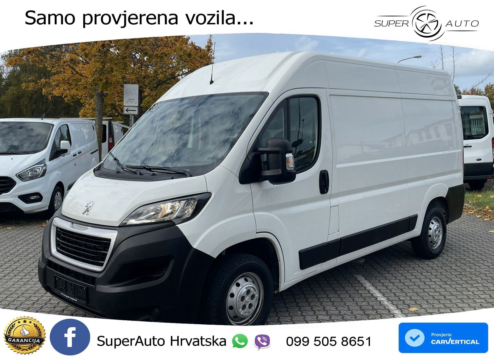 Peugeot Boxer 335 L2H2 SORTIMO Klima Kamera AHK 1.HD 165 KS