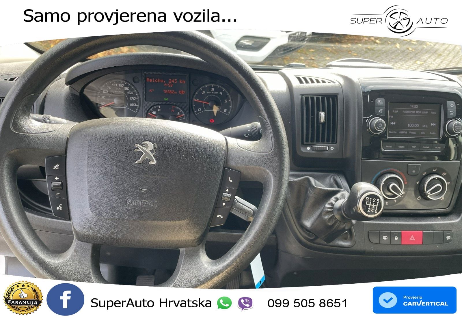Peugeot Boxer 335 L2H2 SORTIMO Klima Kamera AHK 1.HD 165 KS
