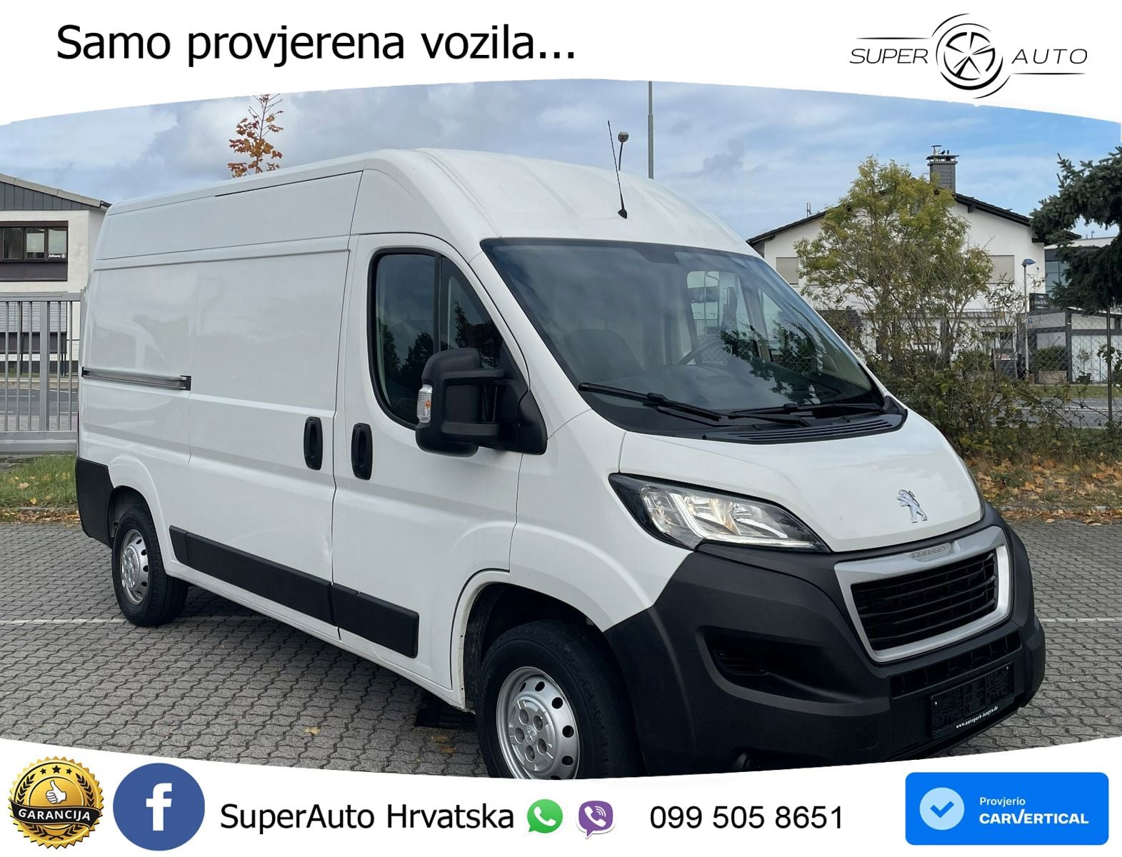 Peugeot Boxer 335 L2H2 SORTIMO Klima Kamera AHK 1.HD 165 KS