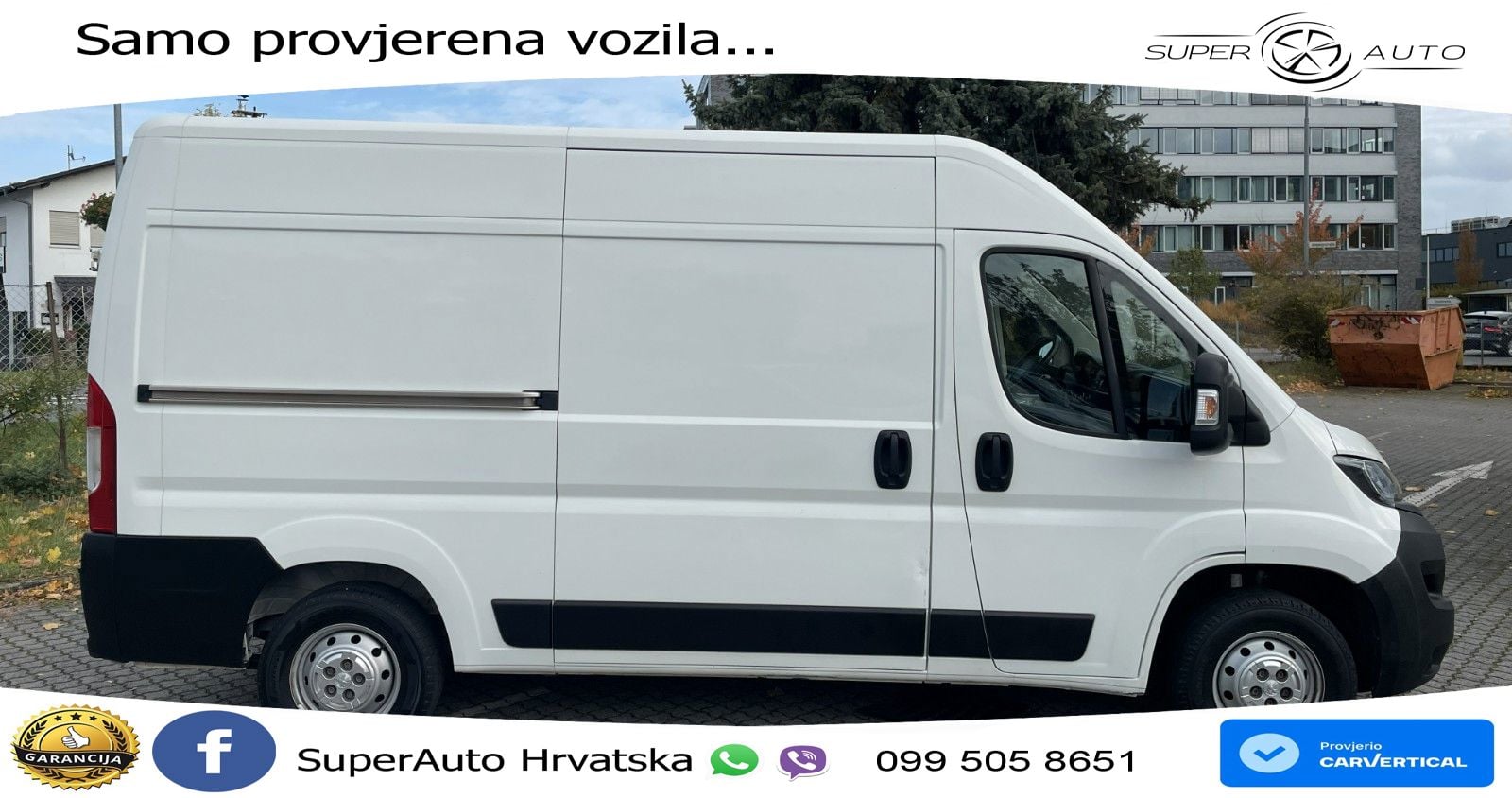 Peugeot Boxer 335 L2H2 SORTIMO Klima Kamera AHK 1.HD 165 KS