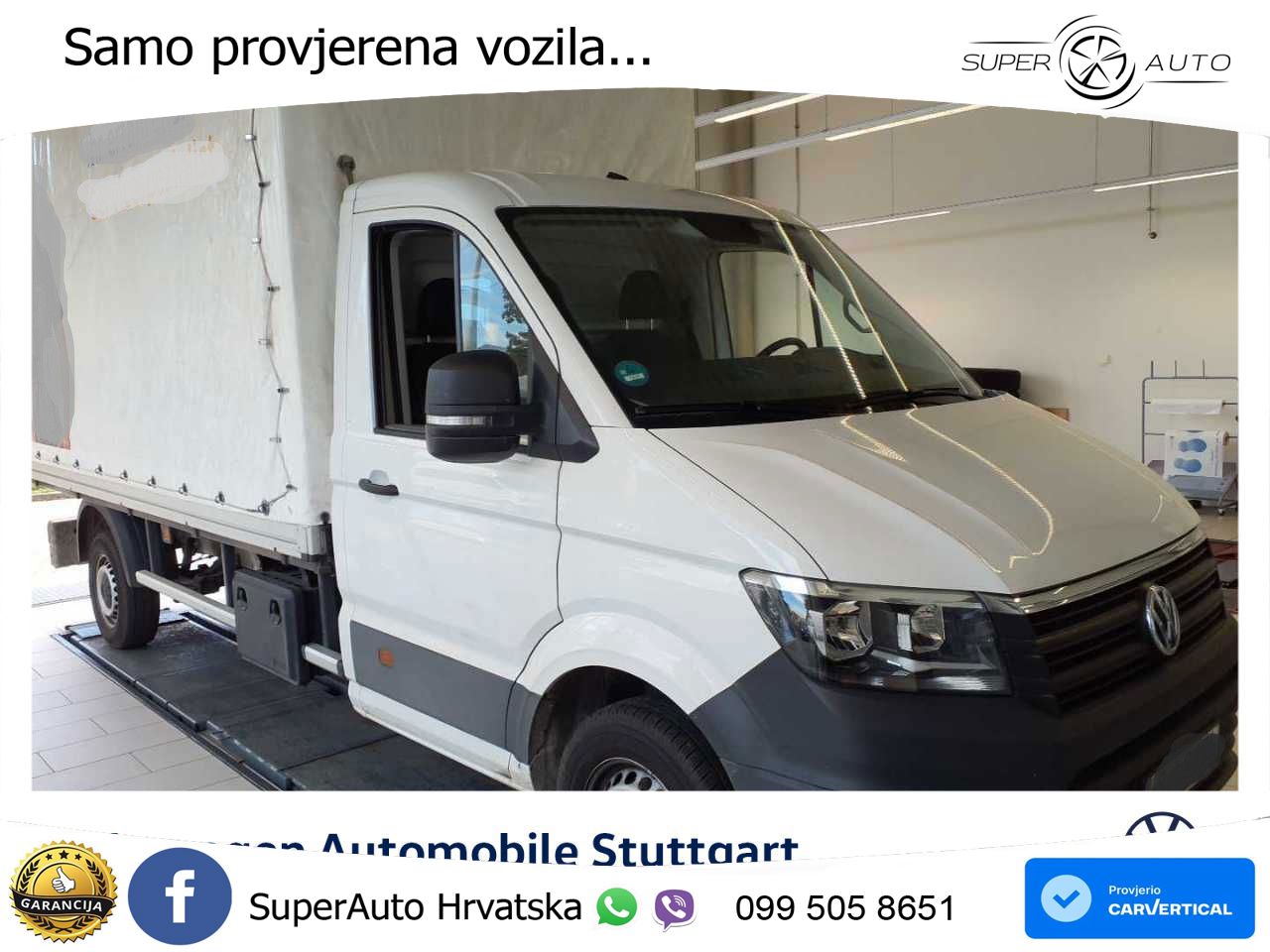 Volkswagen Crafter Pritsche Plane LR 35 2.0 TDI Euro 6d 140 KS