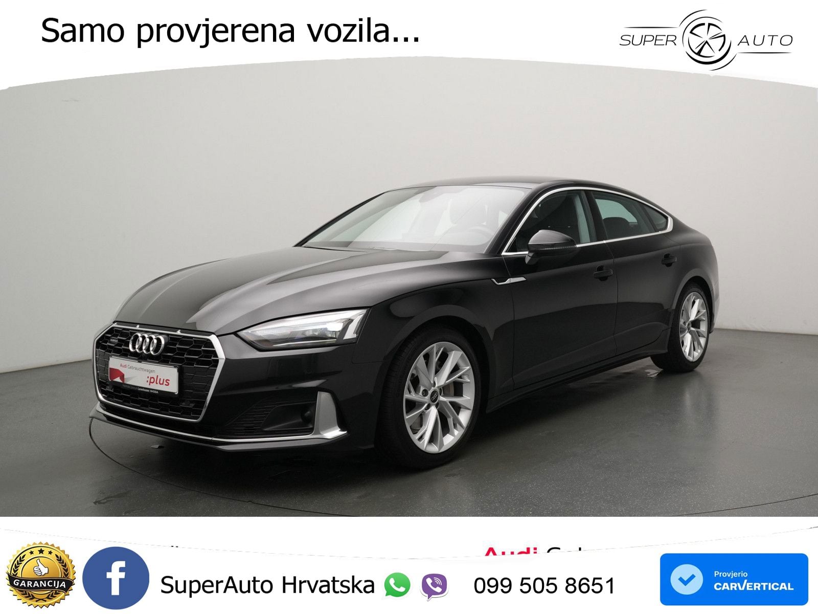 Audi A5 Sportback 40 TDI (204 KS) quattro S tronic advanced LED+GR SJED+ACC