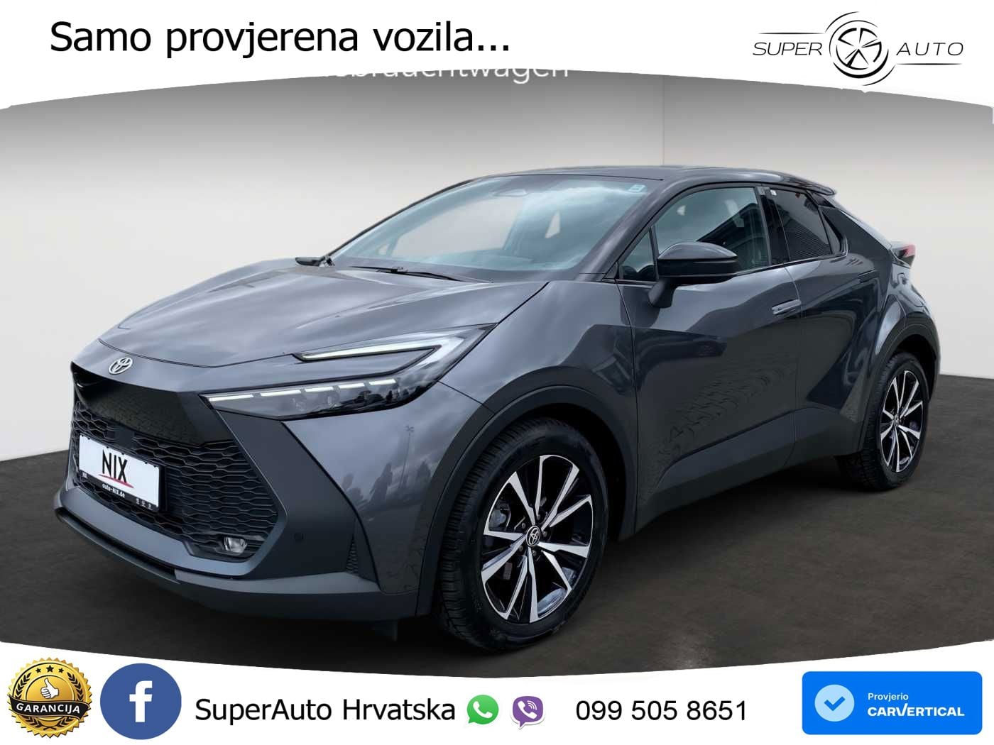 Toyota C-HR 1.8 (140 KS) Hybrid e-CVT Teamplayer LED+GR SJED+ACC