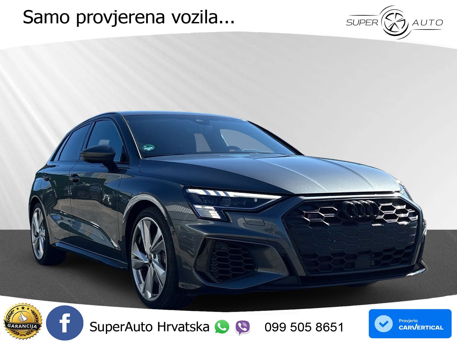 Audi S3 2.0 TFSI (310 KS) quattro S tronic MATRIX+GR SJED+KAM
