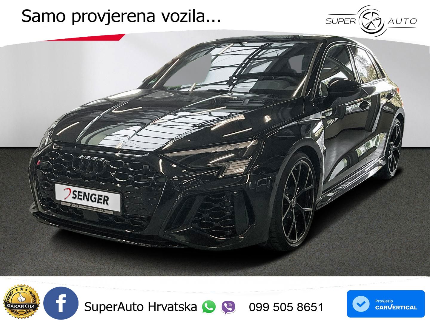 Audi RS3 Sedan 2.5 TFSI (400 KS) quattro S tronic LED+GR SJED+ACC