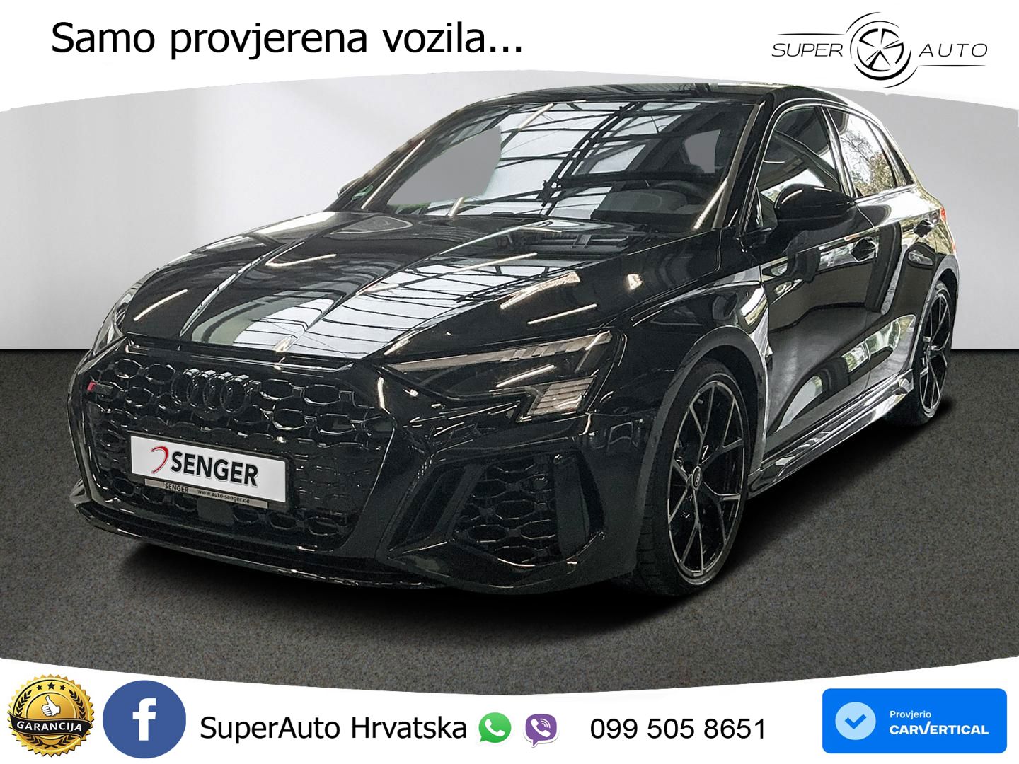 Audi RS3 Sedan 2.5 TFSI (400 KS) quattro S tronic LED+GR SJED+ACC