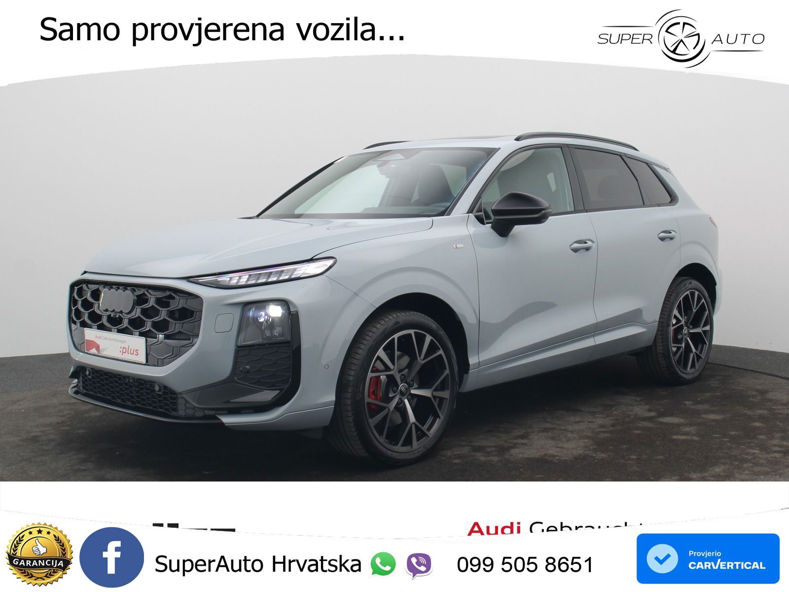 Audi Q3 2.0 TFSI (265 KS) quattro S tronic S line MATRIX+GR SJED+KAM