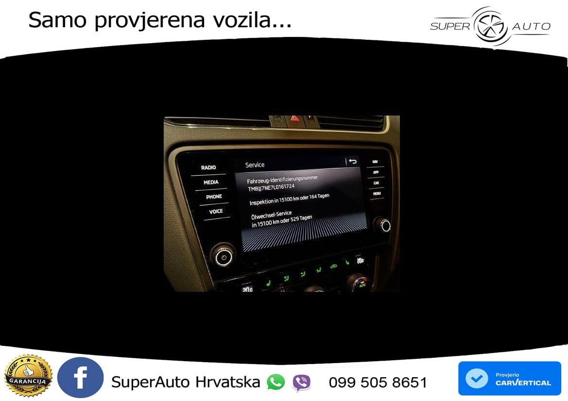 Škoda Octavia Combi 2.0 TDI (150 KS) DSG LED+GR SJED+ACC