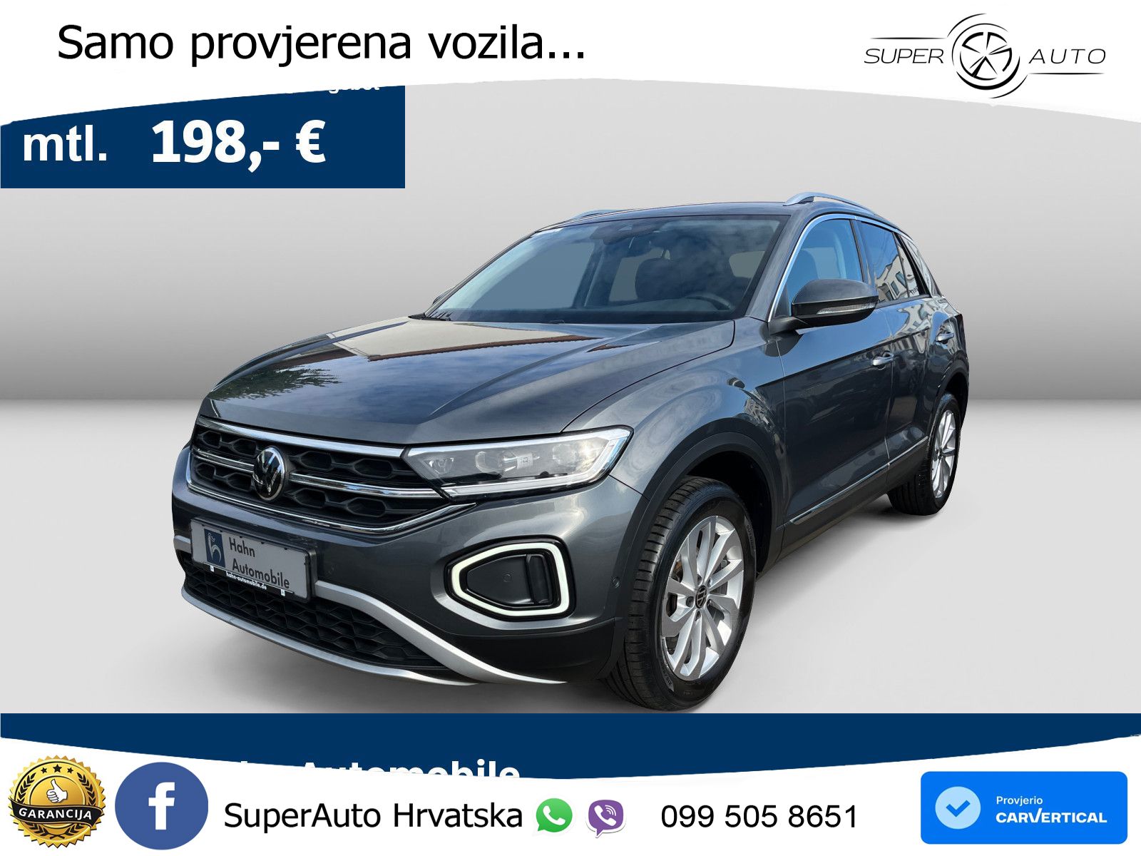 Volkswagen T-Roc I 1.5 TSI (150 KS) DSG LED+GR SJED+ACC