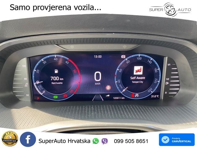 Škoda Octavia Combi 2.0 TDI (150 KS) DSG LED+GR SJED+ACC