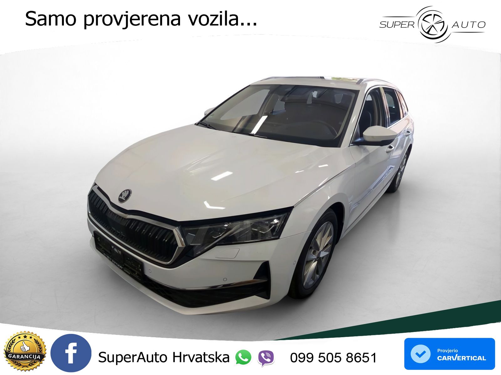 Škoda Octavia Combi 2.0 TDI (150 KS) DSG Selection LED+GR SJED+ACC