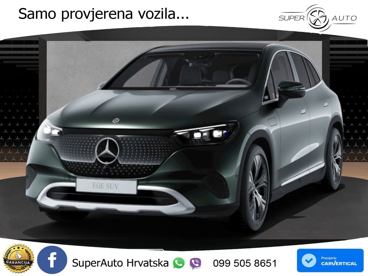 Mercedes EQE SUV 300 100 kWh (245 KS) ACC+HEAD+4xGR SJED+360+PANO