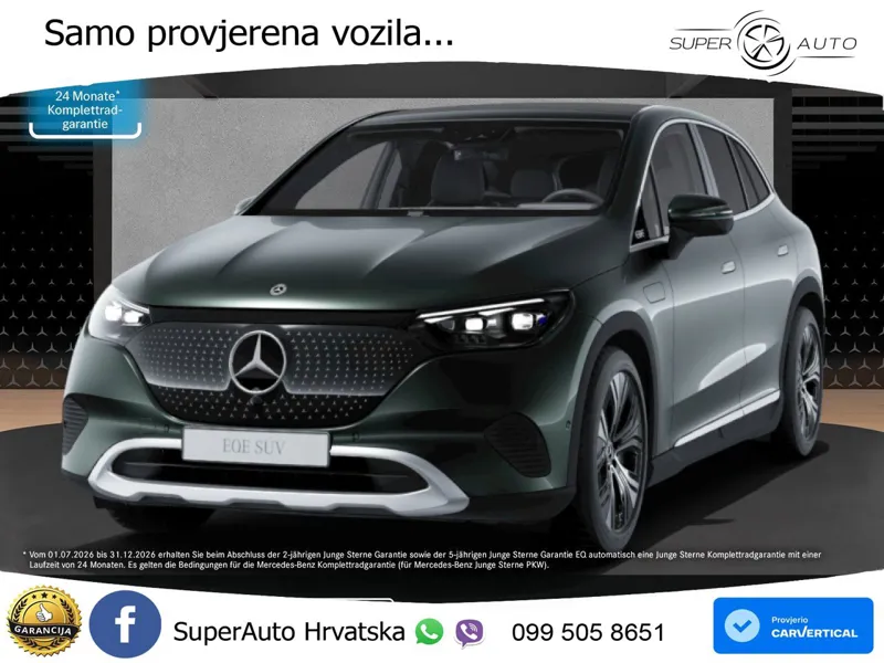 Mercedes EQE SUV 300 100 kWh (245 KS) ACC+HEAD+4xGR SJED+360+PANO