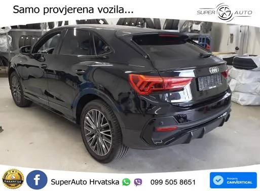 Audi Q3 Sportback 45 TFSI (245 KS) quattro S tronic S line LED+GR SJED+ACC