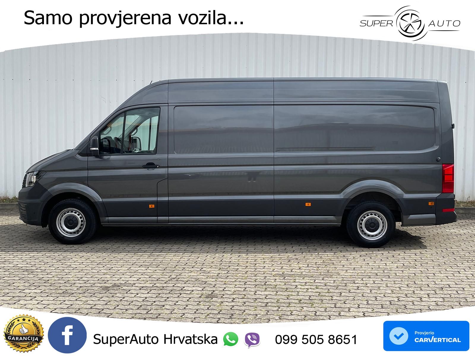 Volkswagen Crafter Kasten 35 L4H3 DAB AHK oh.Schäden 5J.Gar 177 KS